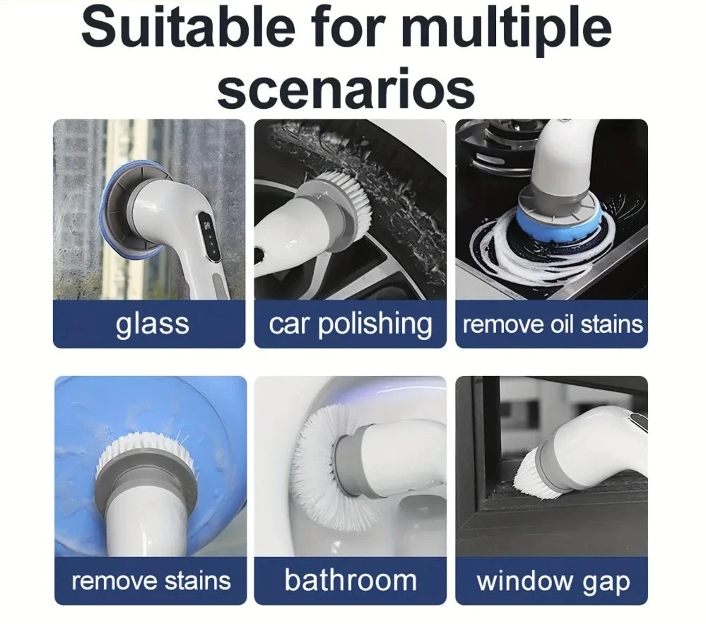 Be-Clean Ultimate 9-in-1 Cordless Power Scrubber