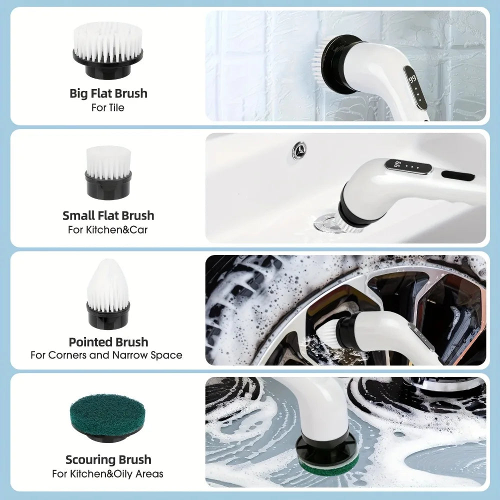 Be-Clean Ultimate 9-in-1 Cordless Power Scrubber